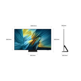 55" Téléviseur intelligent OLED S95F 4K Vision AI (2025) Noir