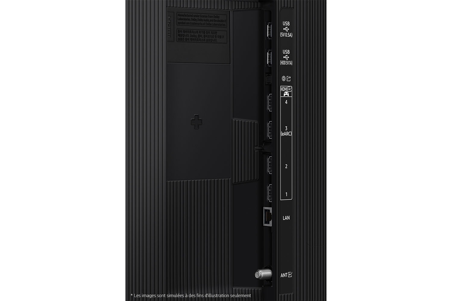 Téléviseur intelligent QLED Neo QN70F Vision IA 4K de 65 " (2025) Noir