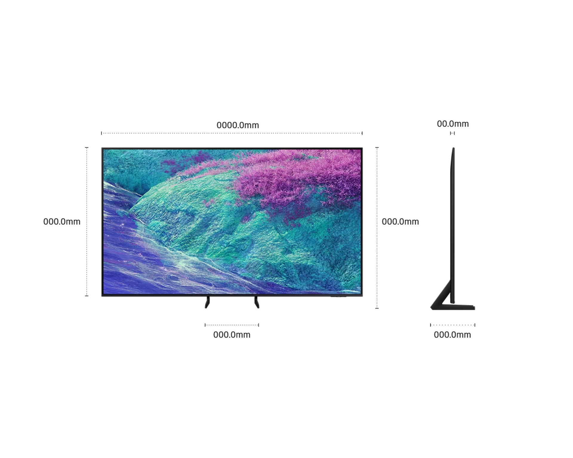Télé intelligente 4K Neo QLED Mini DEL 75 " QN1EF (2025) Black