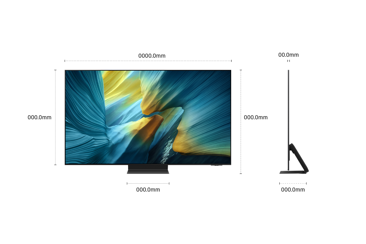 77" Téléviseur intelligent OLED S95F 4K Vision AI (2025) Noir