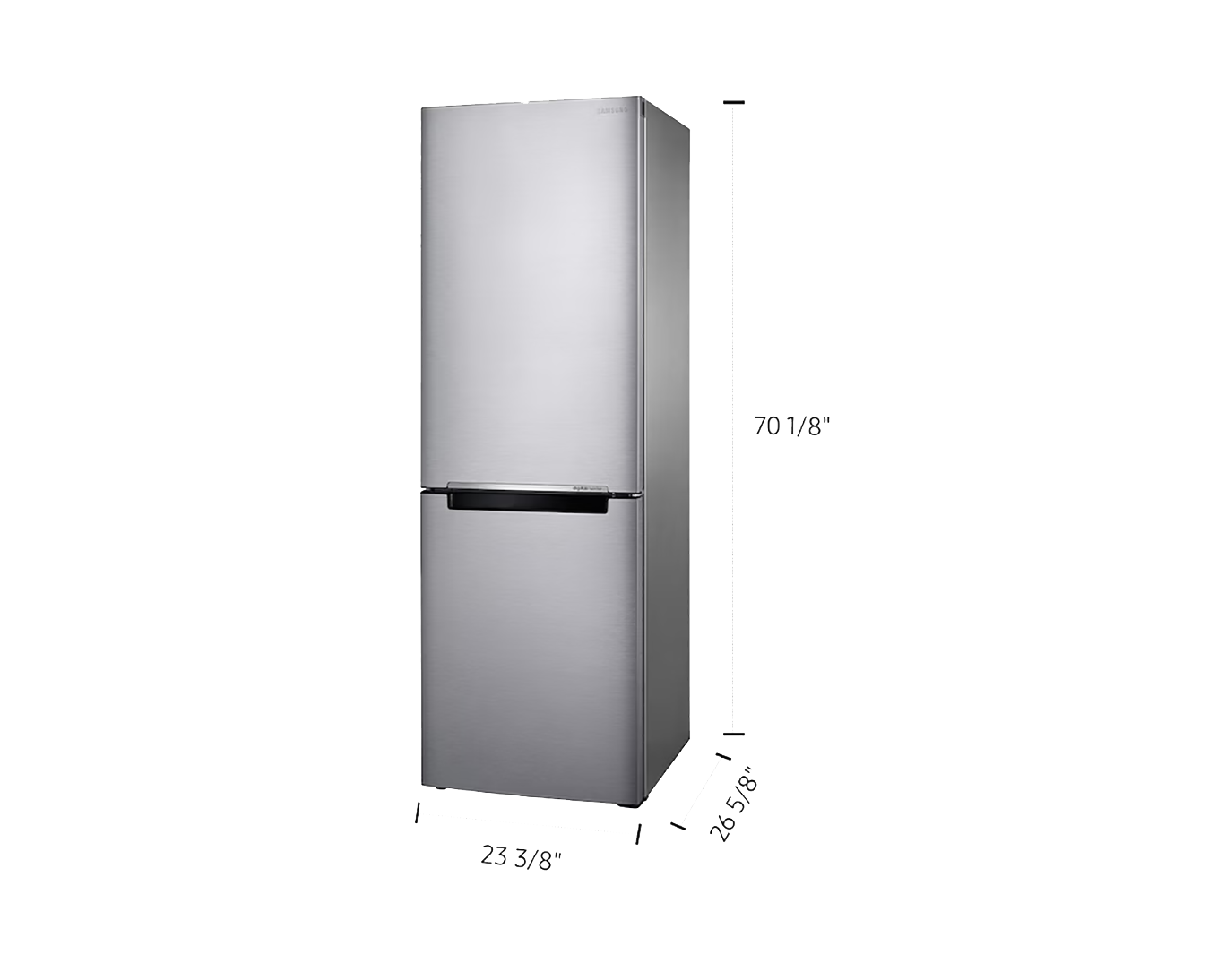 Réfrigérateur à profondeur de comptoir à montage inférieur RB10 | Design mince 11,3 pi³ Argent