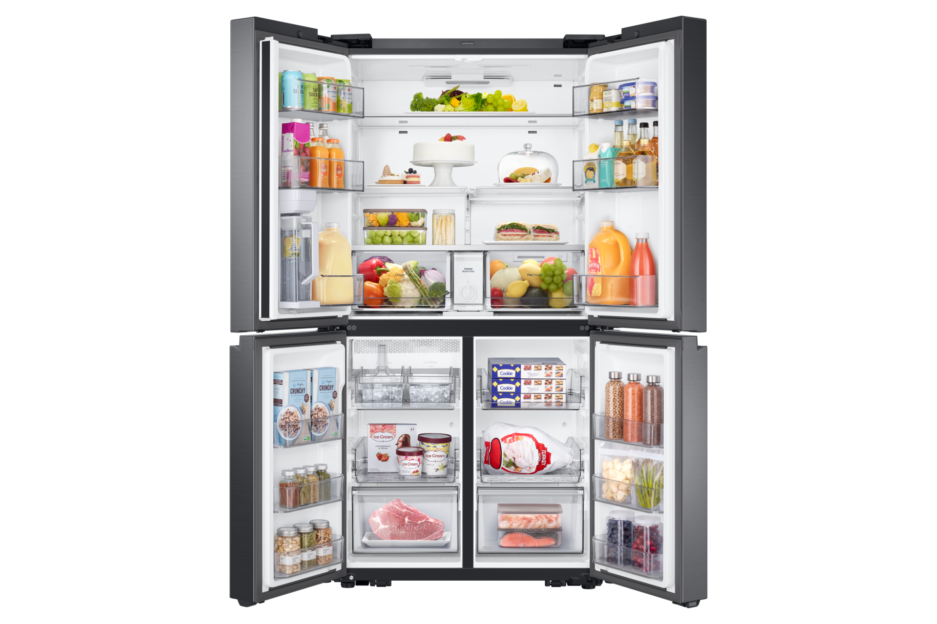 front-open-food Black