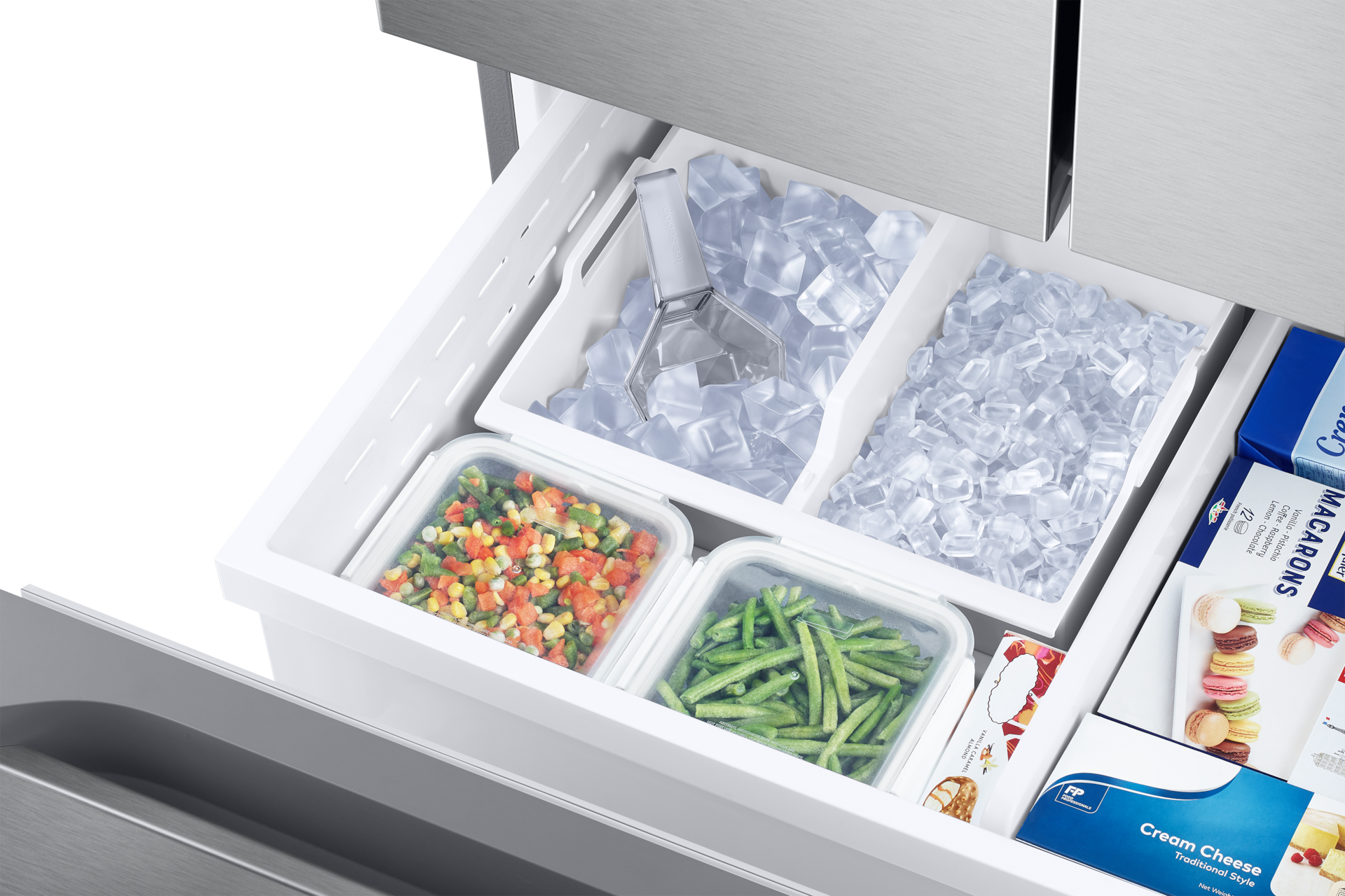 -freezer-ice-ice-scoop Silver