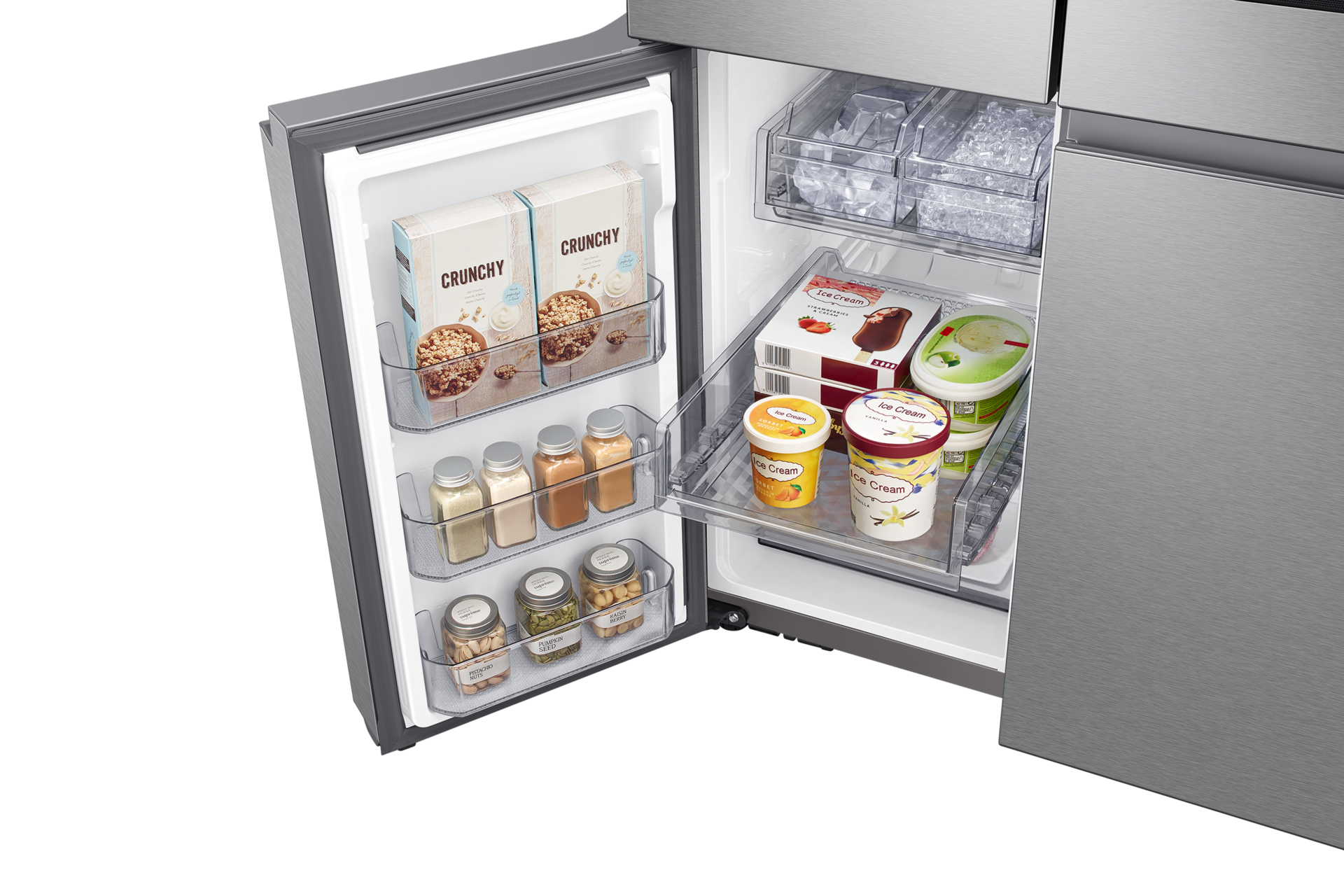freezer-ice-bucket Silver