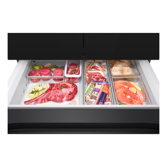 mid-drawer-open-meat-fish Black