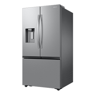 French Door Dispenser Family Hub 25.5 cu.ft R-Perspective Silver 