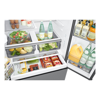 French Door Dispenser Family Hub 25.5 cu.ft Pantry-Display Silver 
