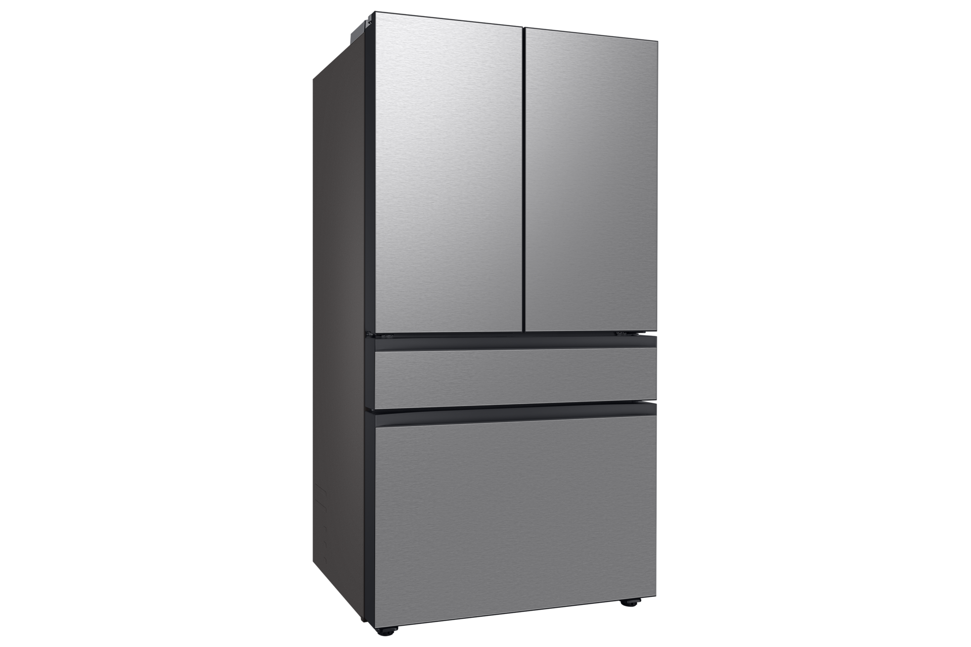 RF90F/36 French Door Refrigerators with Dual Auto Ice Maker L-Perspective Stainless Steel 