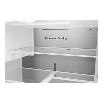 French Door Zero clearance fit with SpaceMax 28.5 cu.ft Duct Silver 