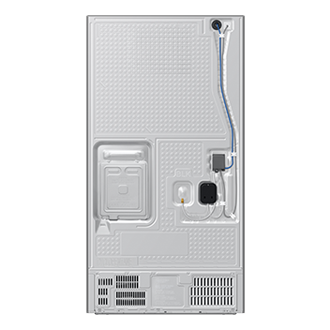 French Door Zero clearance fit with SpaceMax 28.5 cu.ft Back Silver 