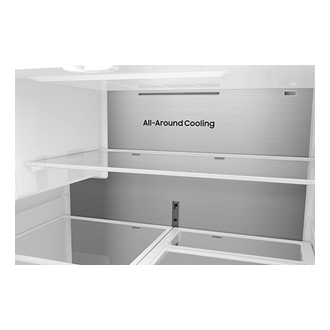 French Door Zero clearance fit with SpaceMax 28.5 cu.ft Duct Silver 
