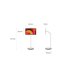 Dimensions du Samsung The Movingstlye (1 234 x 174 x 525 mm) LMS7F