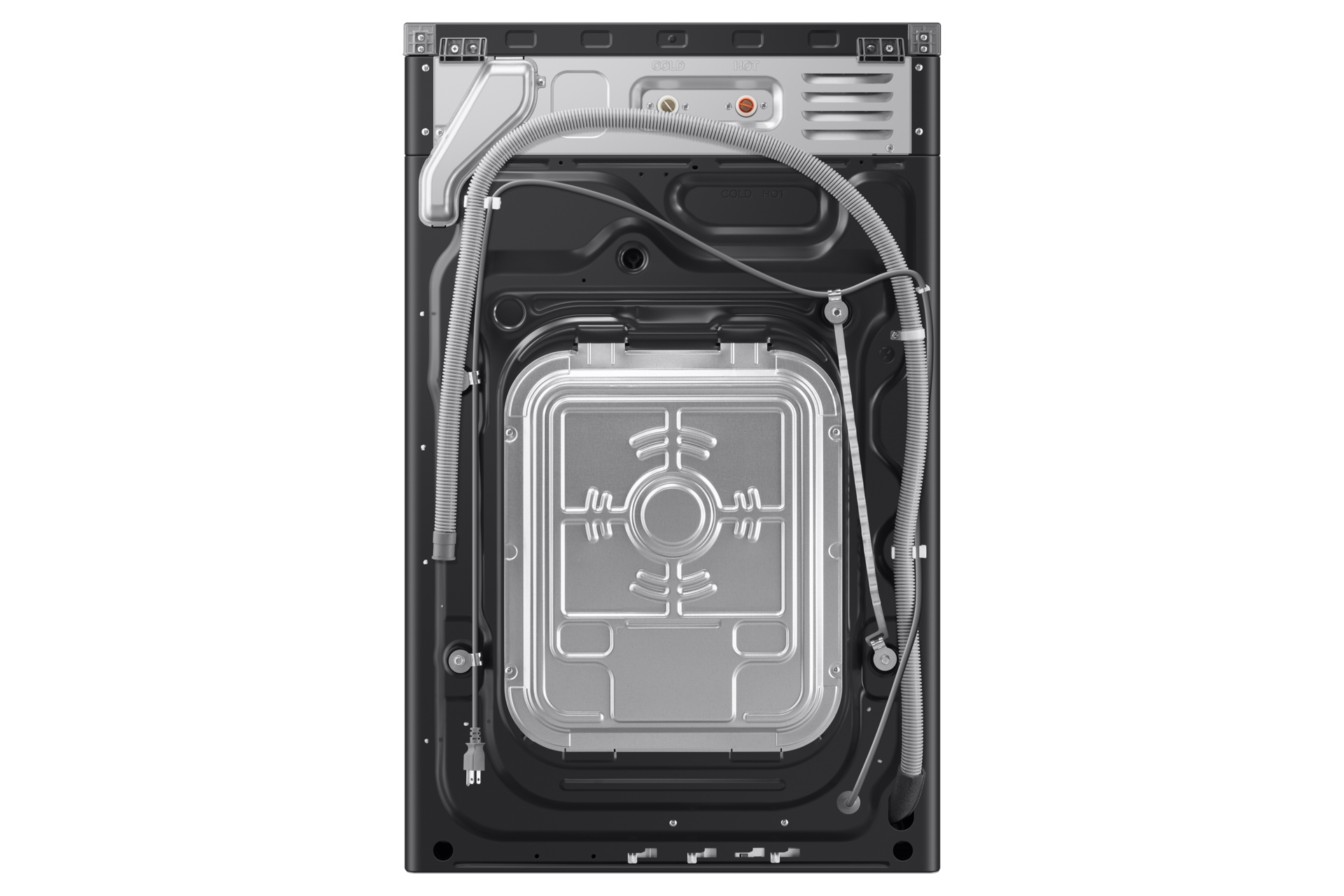 Bespoke AI Laundry (Combo) All-in-One Combo 25kg + 18kg Back White 