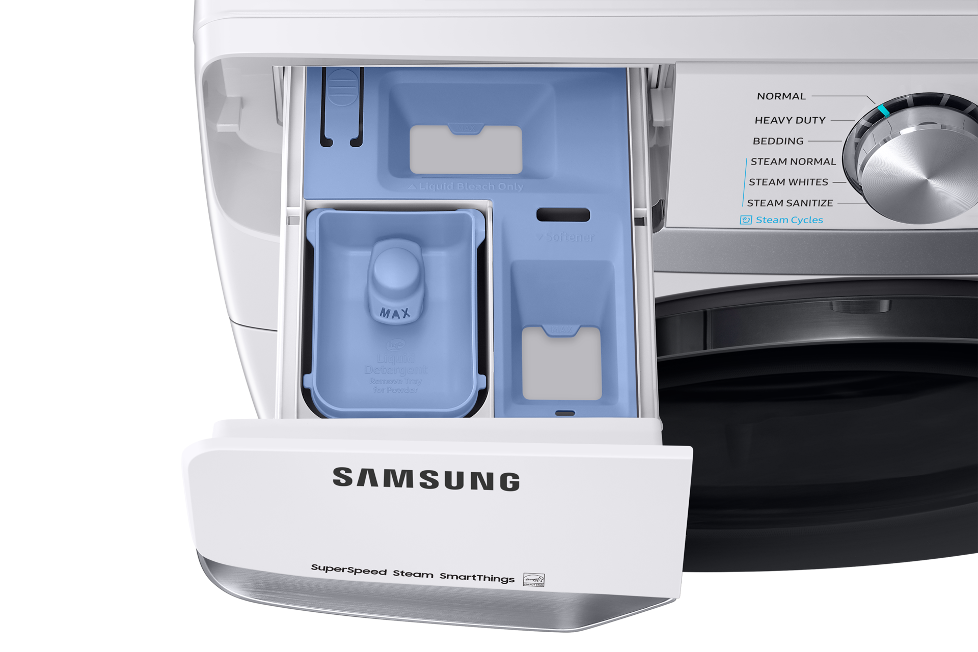 WF6000R Detergent-Drawer-Detail White 