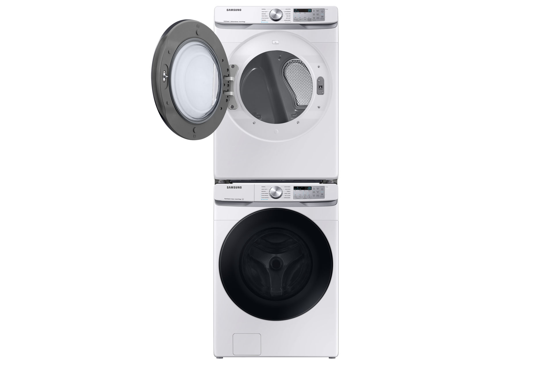 WF6000R Stack-Front-Door-Open White 