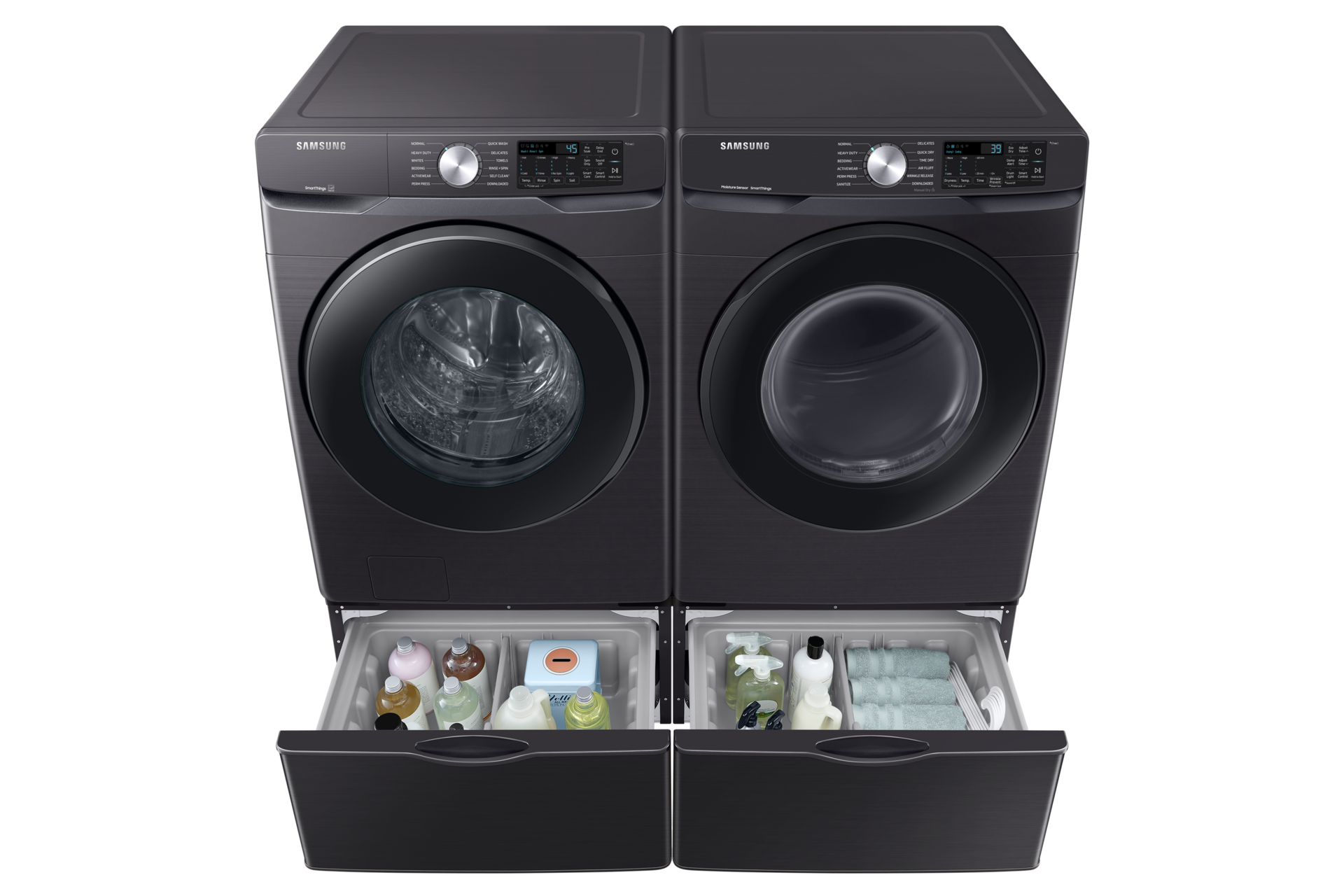 front-pair-pedestal-prop Black