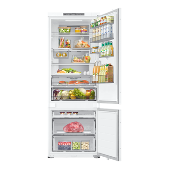 BRB6500 Einbau Kühl-Gefrierkombination, 389l, Energieeffizienz D Front-Open-With-Food White 