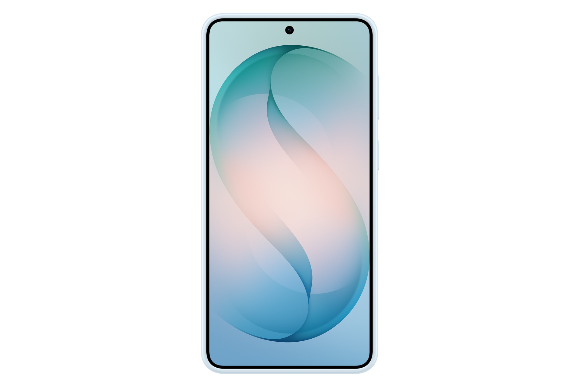 Galaxy S26+ Silicone Magnet Case Back Light Blue 