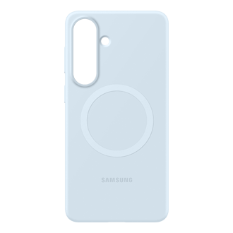 Galaxy S26+ Silicone Magnet Case Front2 Light Blue 