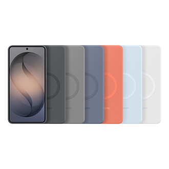 Galaxy S26+ Silicone Magnet Case Set-Cut Light Blue 