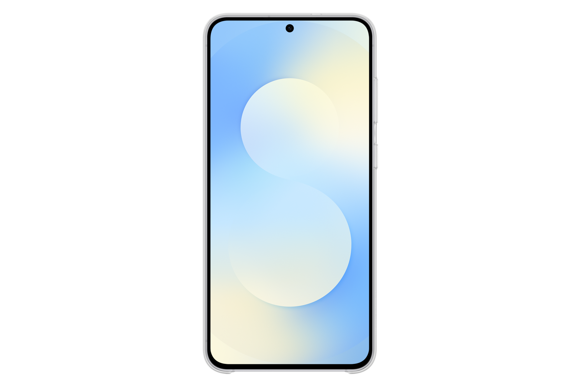 Galaxy S25 FE Standing Grip Case Back Light Blue 