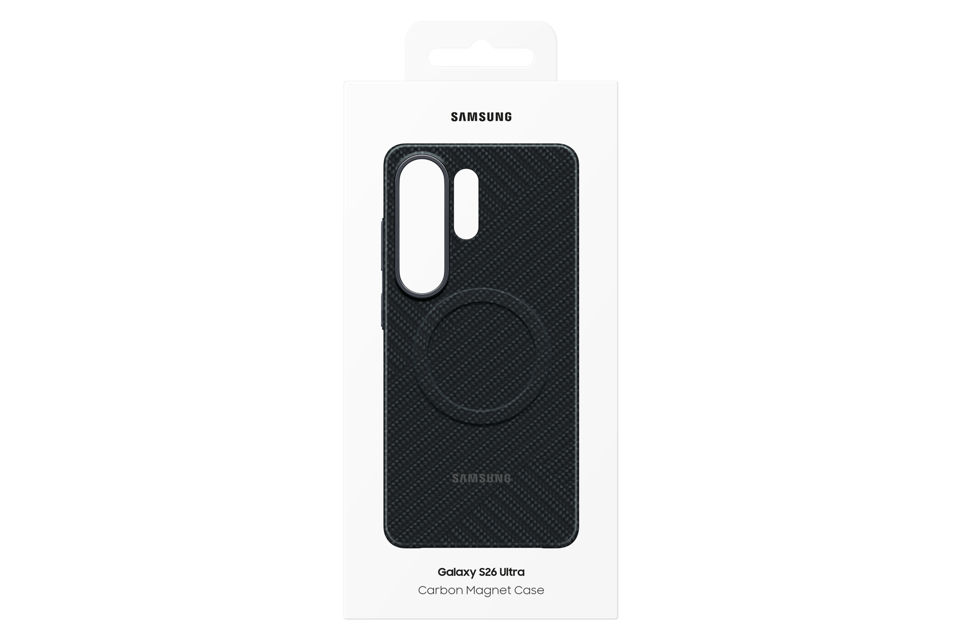 Galaxy S26 Ultra Carbon Magnet Case Package Black 