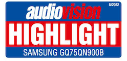 Audiovision, Highlight, 05/2022, GQ75QN900B, Einzeltest.