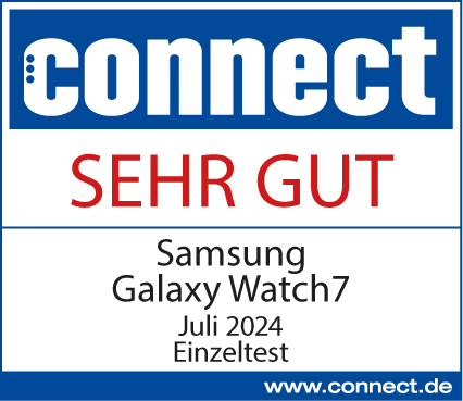 Connect, sehr gut, veröffentlicht am 25.07.2024 unter http://connect.de, Samung Galaxy Watch7, Einzeltest.