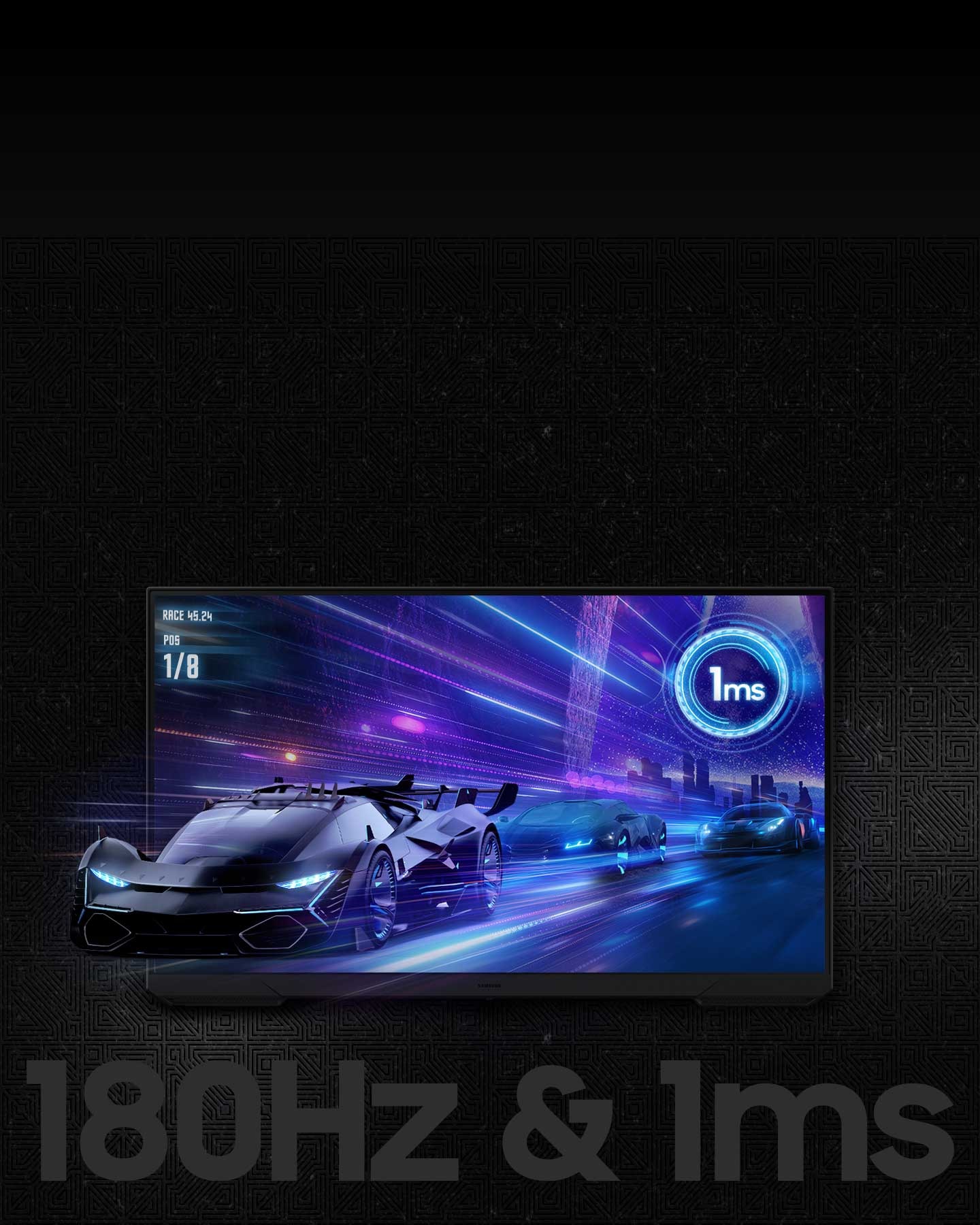 odyssey g3 g30d 180 Hz refresh rate and 1 ms reaction time