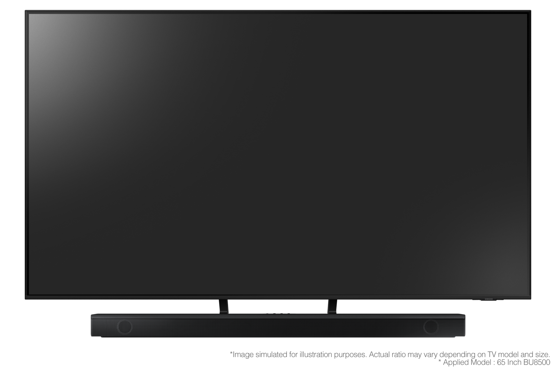 with-tv-front Black