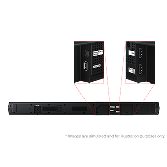 B-Serie 3.1-Kanal Soundbar HW-B650F mit Subwoofer (2025) Black