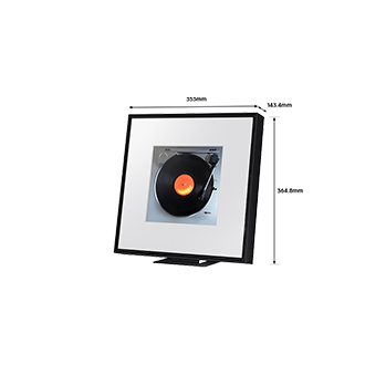 l-perspective-dynamic-with-wall-mount Black