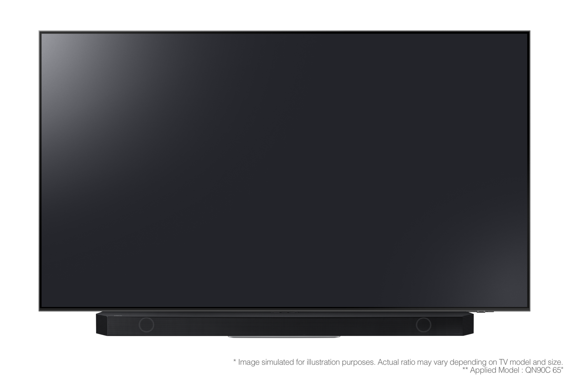with-tv-front Black