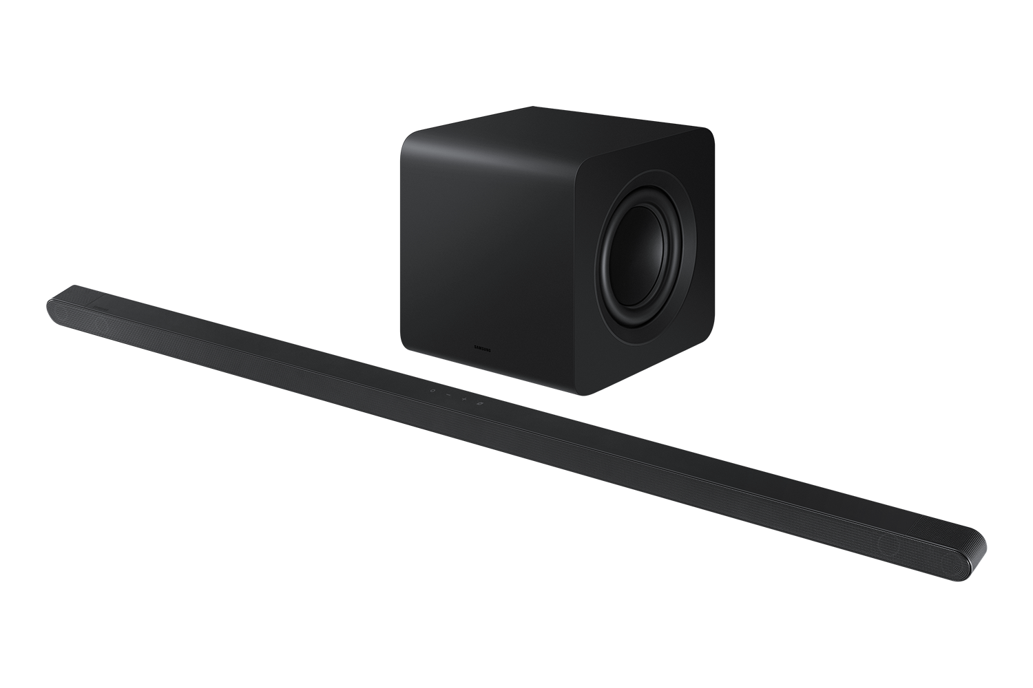 Seitenansicht der Soundbar S800D. 
