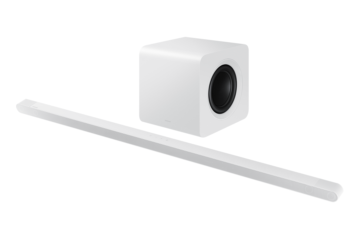 Seitenansicht der Soundbar S801D. 