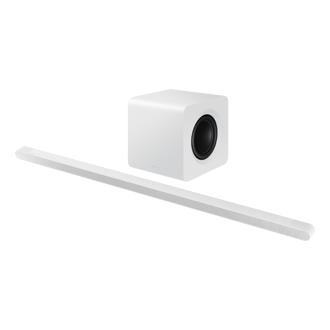 Seitenansicht der Soundbar S801D. 