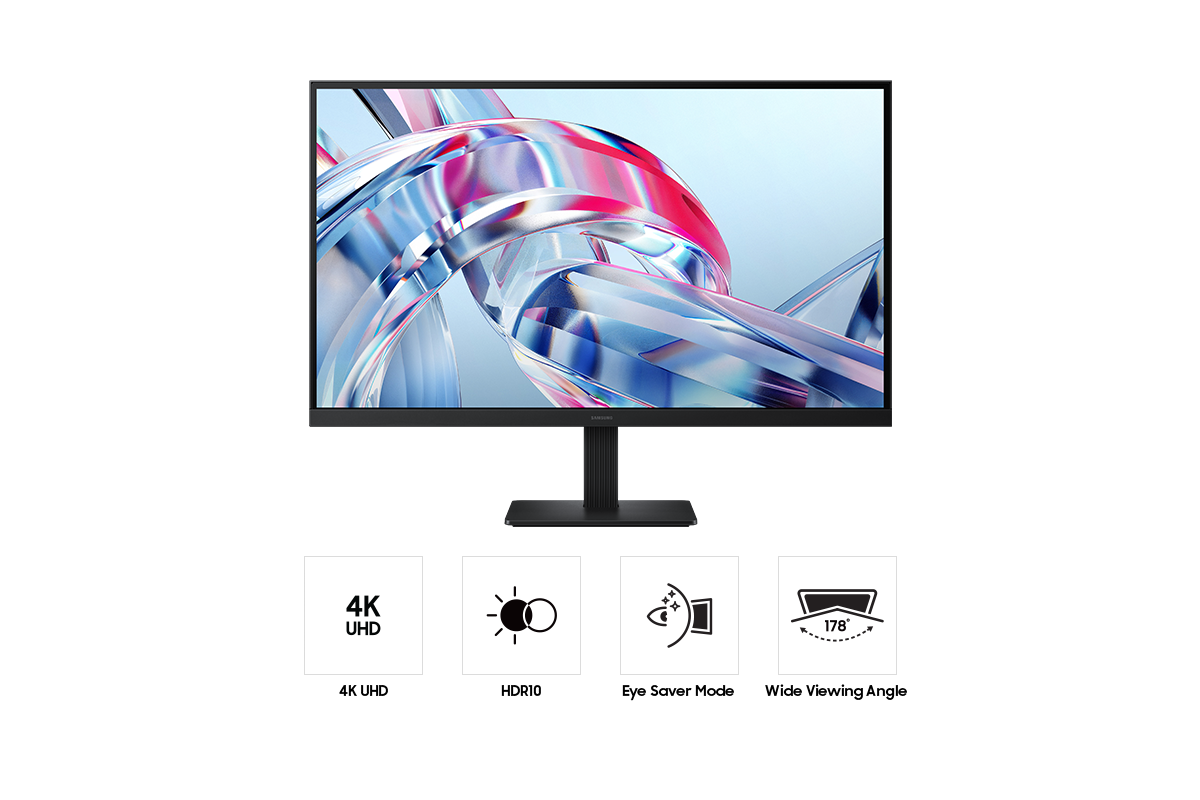 27"/ 32" ViewFinity S7 S70H 4K UHD Monitor Black