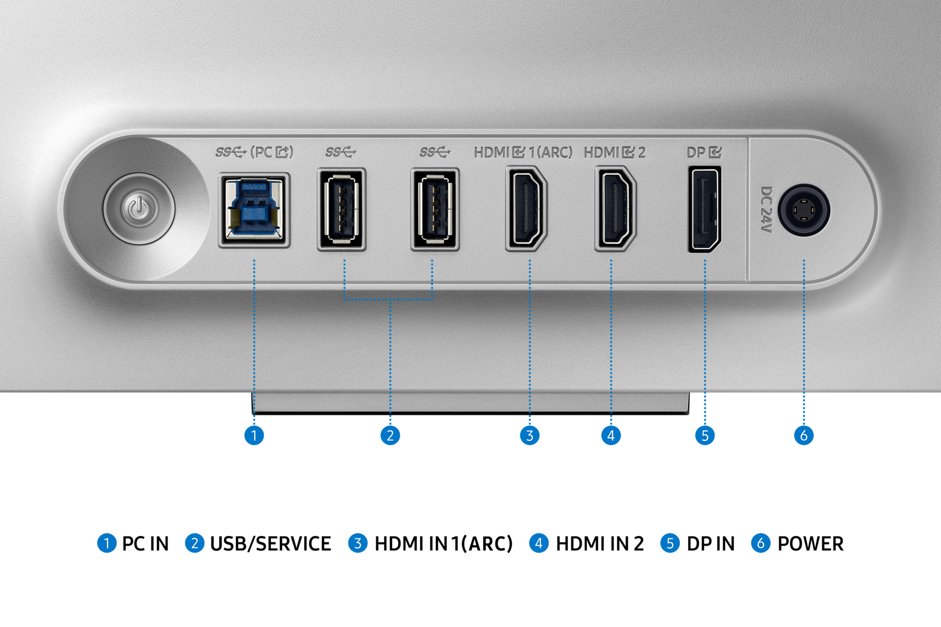[Áñsc~hlús~s-Pór~t vóñ~ Sáms~úñg Ó~dýss~éý ÓL~ÉD G8 G~80SD éí~ñsch~líés~slíc~h PC Í~Ñ, ÚSB~/SÉRV~ÍCÉ, H~DMÍ Í~Ñ 1 (ÁRC~), HDMÍ~ ÍÑ 2, DP~ ÍÑ úñ~d Str~ómvé~rsór~gúñg~.]