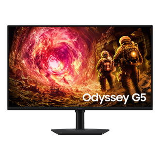 27/32" Odyssey G5 G50F QHD 180Hz Gaming Monitor Front Black 