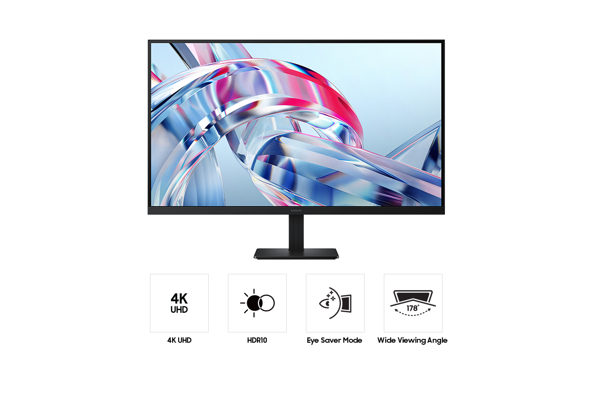 27"/ 32" ViewFinity S7 S70H 4K UHD Monitor Black