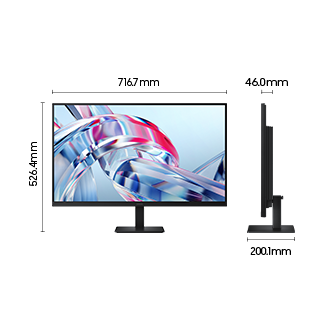27"/ 32" ViewFinity S7 S70H 4K UHD Monitor Black
