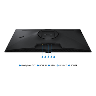 32 Inch Odyssey OLED G7 G73SH 4K 165Hz / FHD 330Hz Gaming Monitor Detail-Connectivity Black 