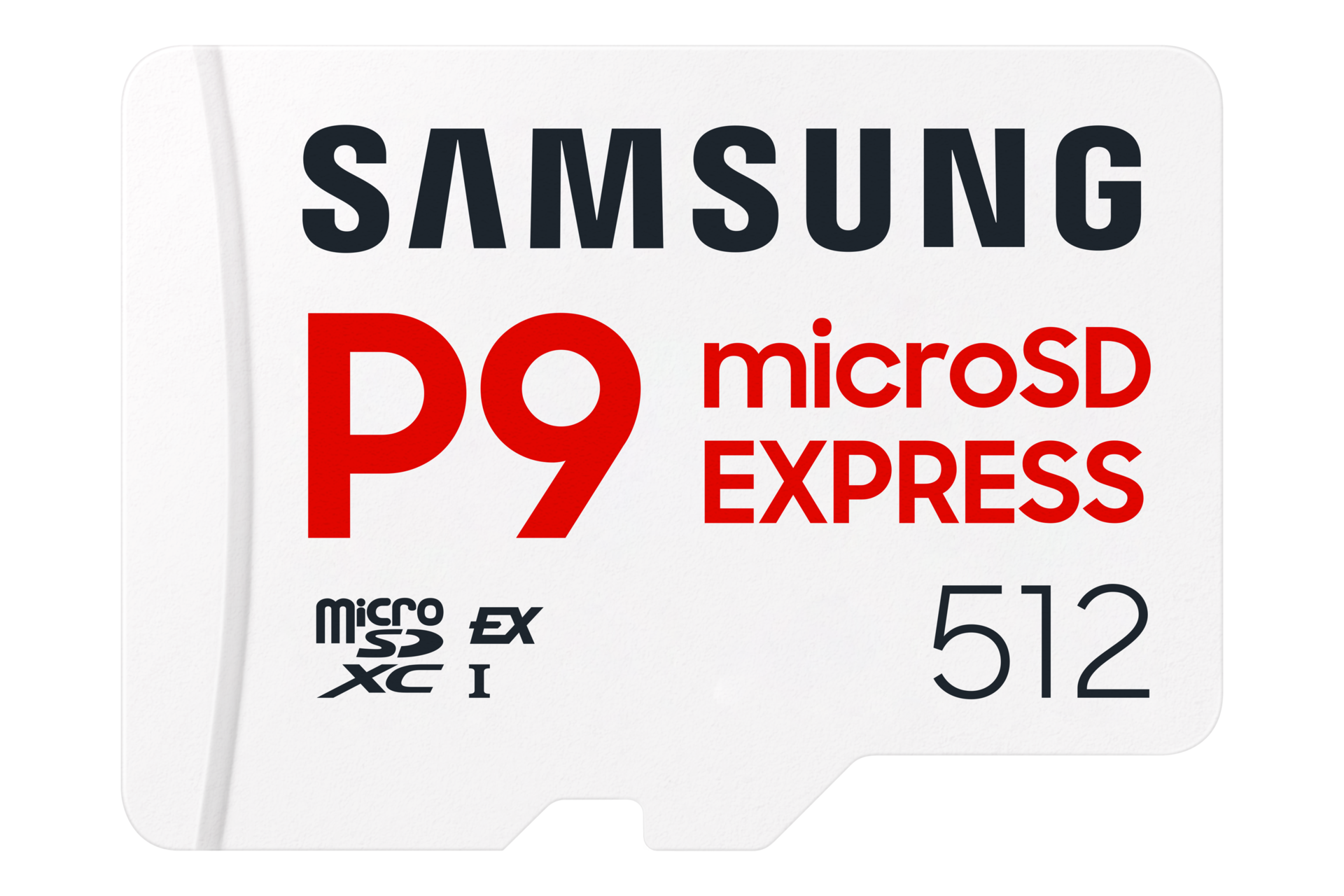 microSD Express Card P9 Express Front White 