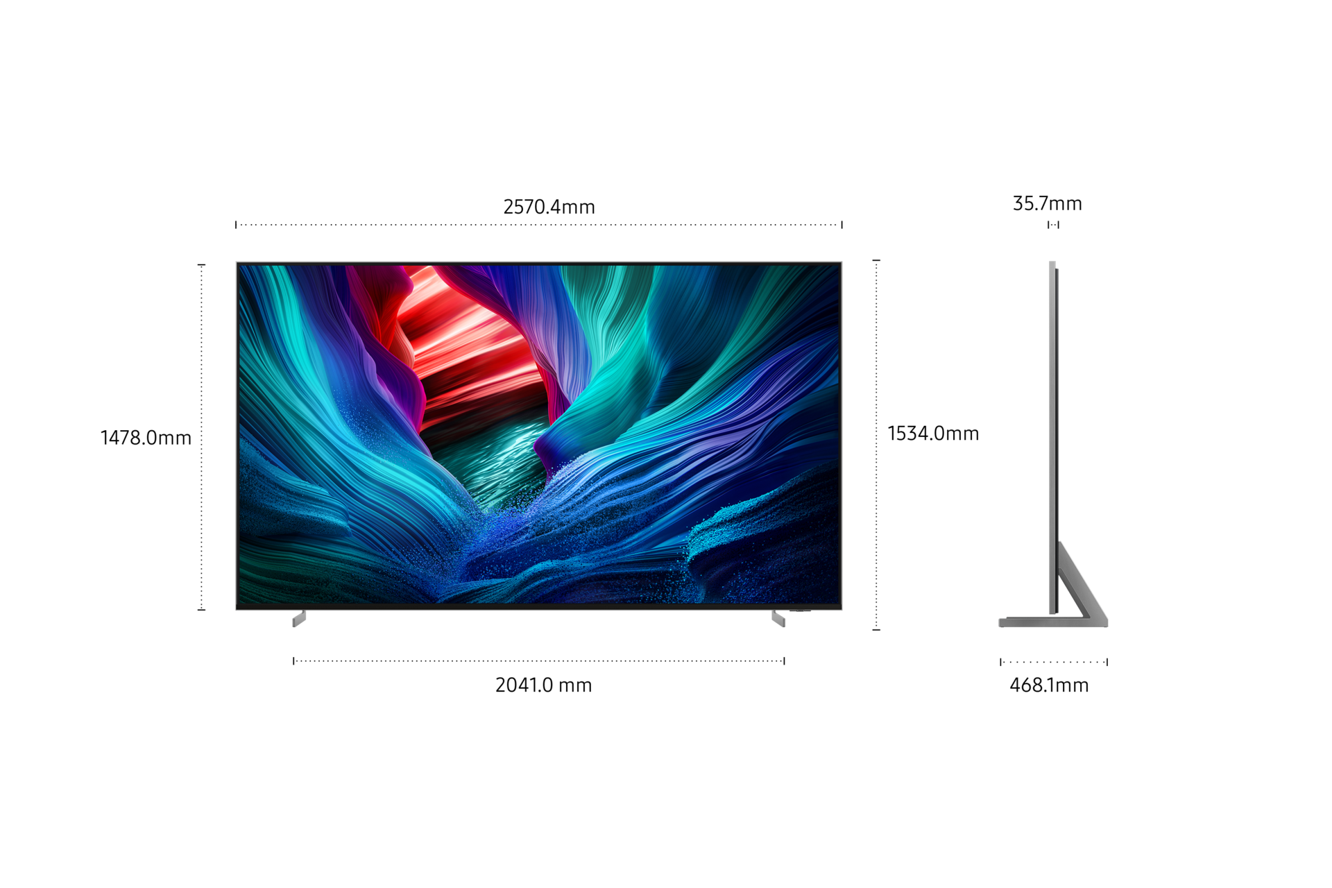 115" Micro RGB MR95F Vision AI Smart TV (2025) Silver