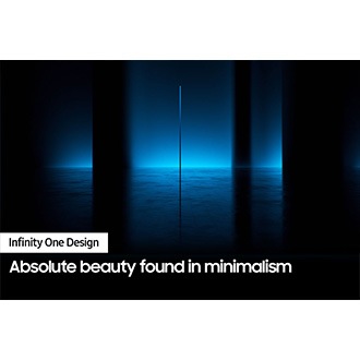 Samsung Neo QLED 4K QN95C is showing the Infinity One Design