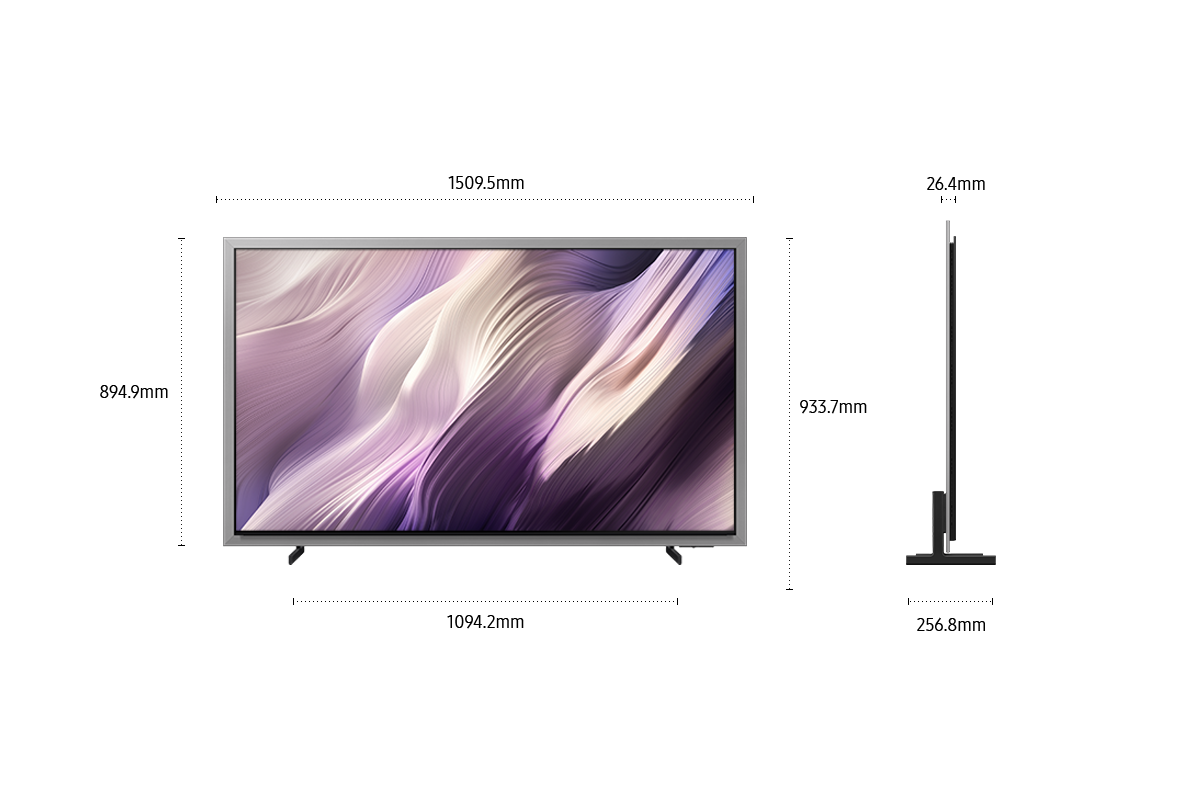 65" OLED S99H 4K Samsung Vision AI Smart TV (2026) Silver