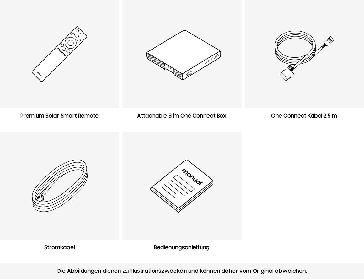 What in the Box Image of Samsung Neo QLED TV 