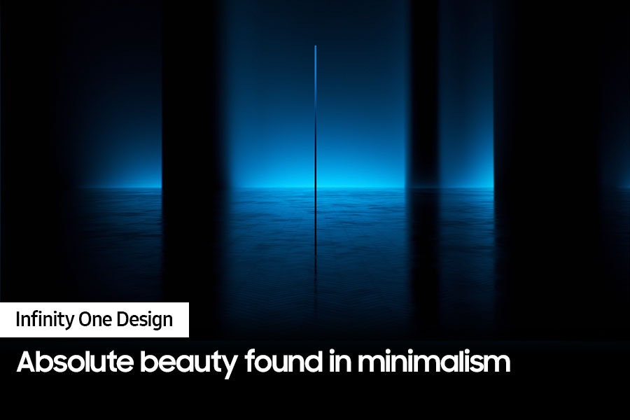 Samsung Neo QLED 8K QN800C is showing the Infinity One Design