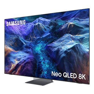 {size}" Neo QLED QN990H 8K Samsung Vision AI Smart TV (2026) R-Perspective2 Graphite 