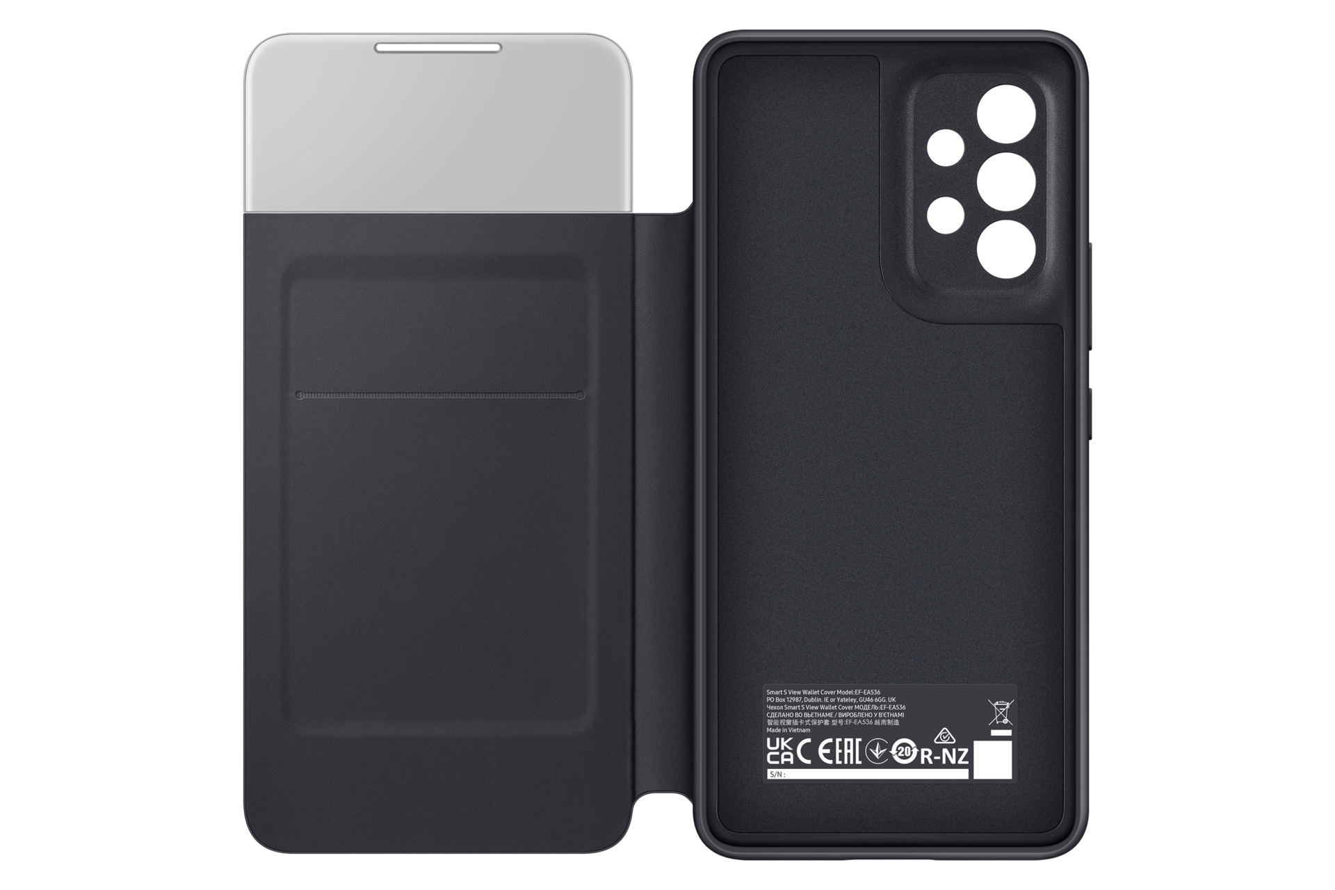front-open-case-only Black